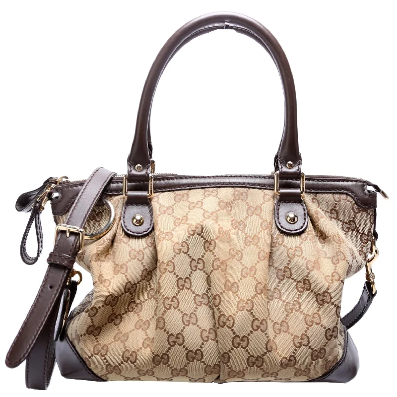 Ladies Gucci Dionysus bags with a detachable shoulder strapGucci Canvas Sukey Satchel 247902