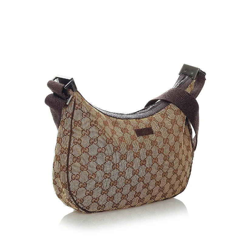 Ladies Gucci handbags with a detachable coin purse insideGucci GG Canvas Crossbody Bag (29818)