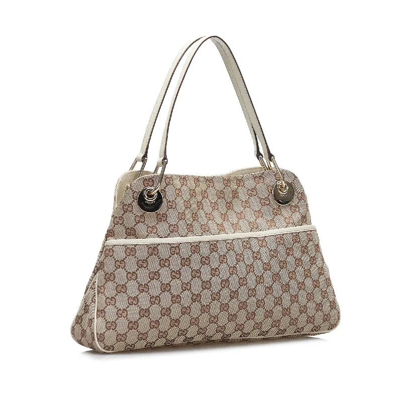 Gucci tote bags for women with a spacious interiorGucci GG Canvas Eclipse (SHG-gD1Zow)