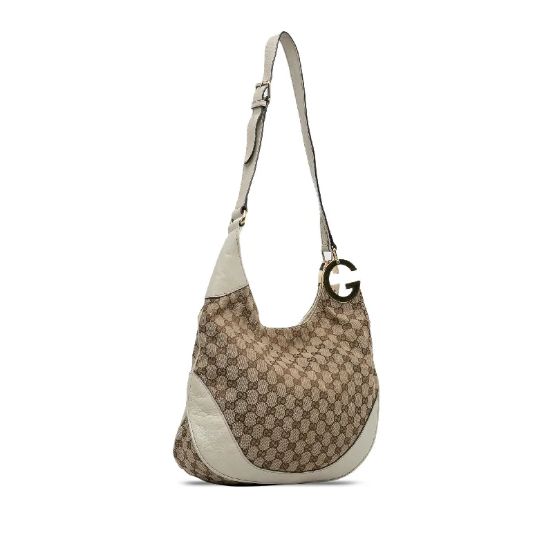 Gucci handbags for women with a patent - leather finishGucci GG Canvas Charlotte Crossbody (KFrw1S)