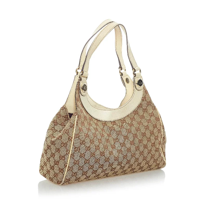 Small - sized Women Gucci shoulder bags for evening outingsGucci GG Canvas Charmy Shoulder Bag (32800)