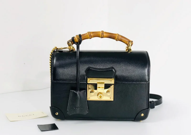 Women Gucci bags with a chain - link trim and a leather bodyWF - Gucci Bags - 1449