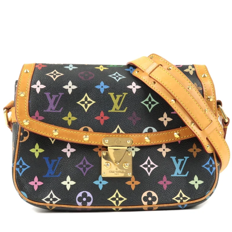 Louis Vuitton bags with a detachable mirror inside for on - the - go touch - upsLouis Vuitton Monogram Multi Color Sologne Shoulder Bag M92639