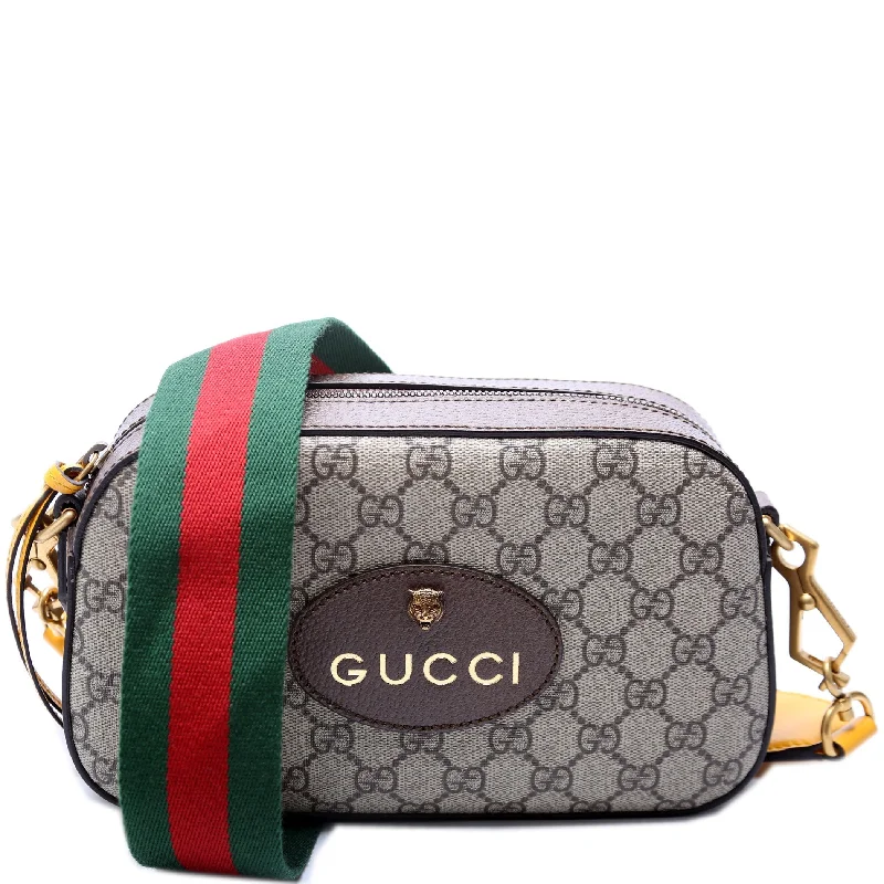 Gucci Marmont bags for women with gold - toned hardwareGucci Supreme Messenger Bag 476466