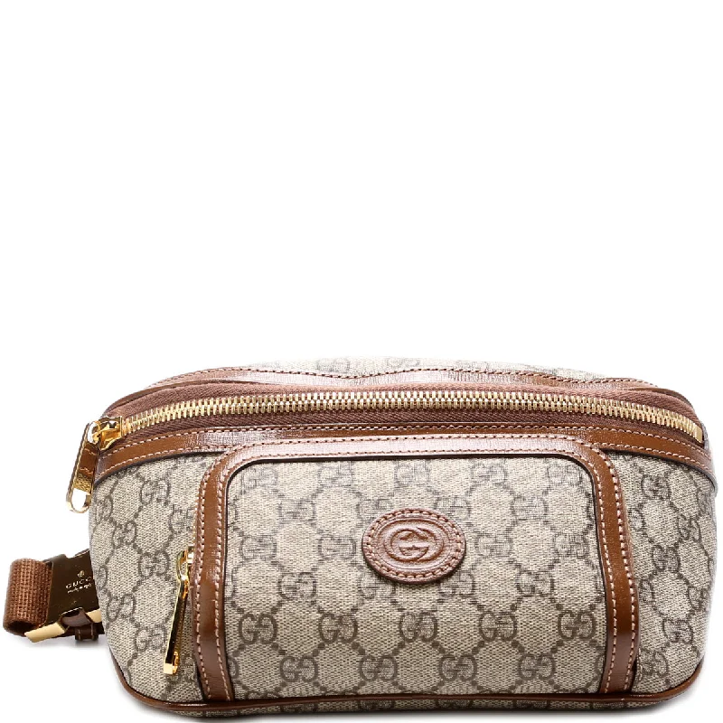 Ladies Gucci Dionysus bags with a chain - link shoulder strapInterlocking Gucci Large Belt Bag Gucci Supreme 733240