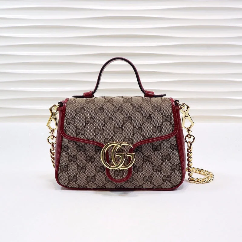 Women Gucci bags with a front - flap pocket for quick - access itemsWF - Gucci Bags - 1389