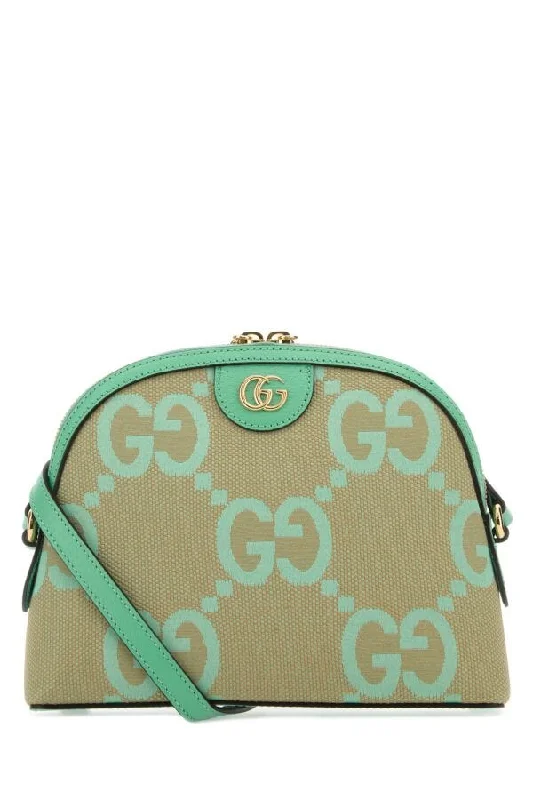 Medium - sized Women Gucci handbags for everyday useGucci Woman Jumbo Gg Fabric Small Ophidia Crossbody Bag