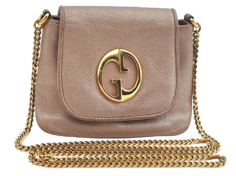 Women Gucci Sylvie bags with a crystal - embellished web stripeAuthentic GUCCI Chain Shoulder Cross Body Bag Purse Leather 251821 Beige 9286J