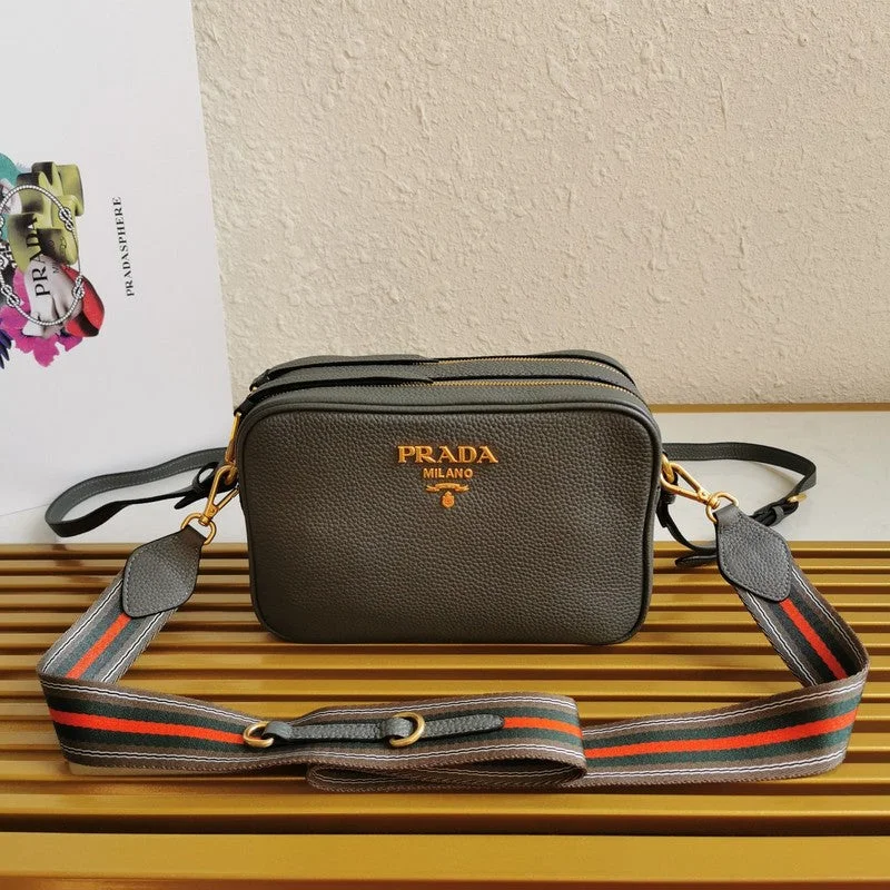 Prada nylon backpacks with a hidden back pocket for securityWhimsy Finds - Prada Bags - 563