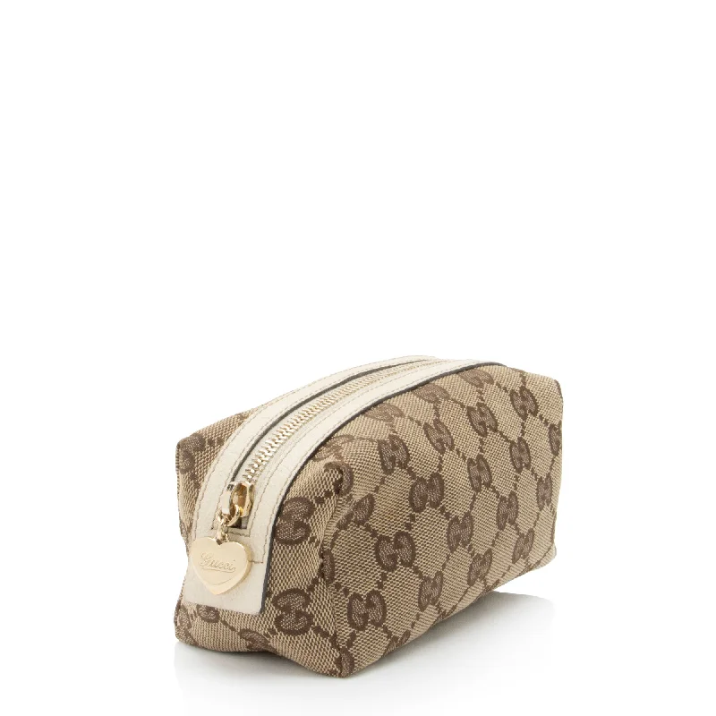 Women Gucci crossbody bags with a woven leather strapGucci GG Canvas Cosmetic Case (6mMBZX)