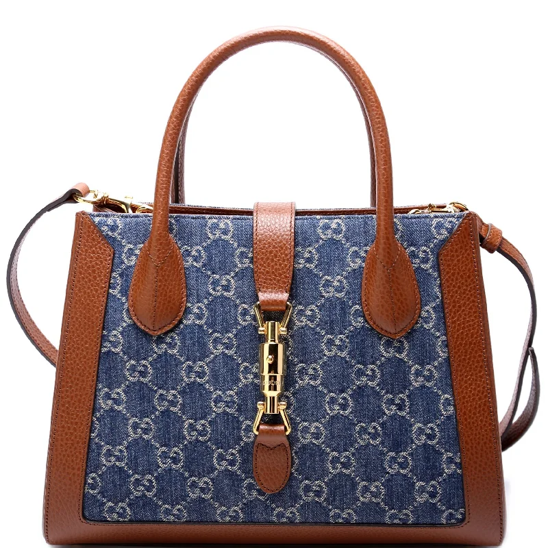 Gucci Dionysus bags for women with tiger - head claspsJackie 1961 Medium Tote New Denim Gucci 649016