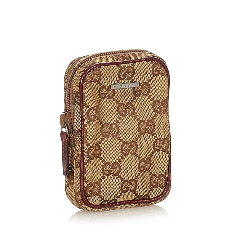 Ladies Gucci Dionysus bags with a detachable shoulder strapGucci GG Canvas Cigarette Case (23967)