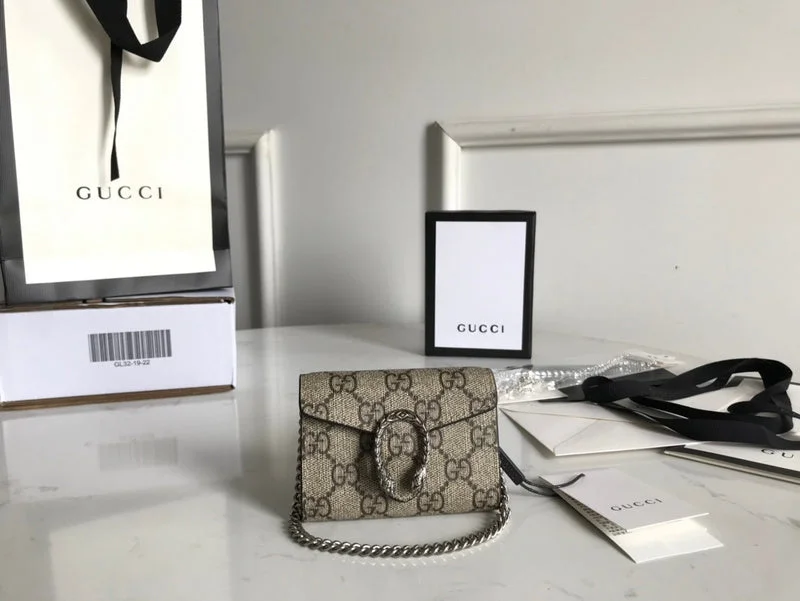 Women Gucci bags with a front - zip pocket for small itemsBC - GUCCI BAG - 2872