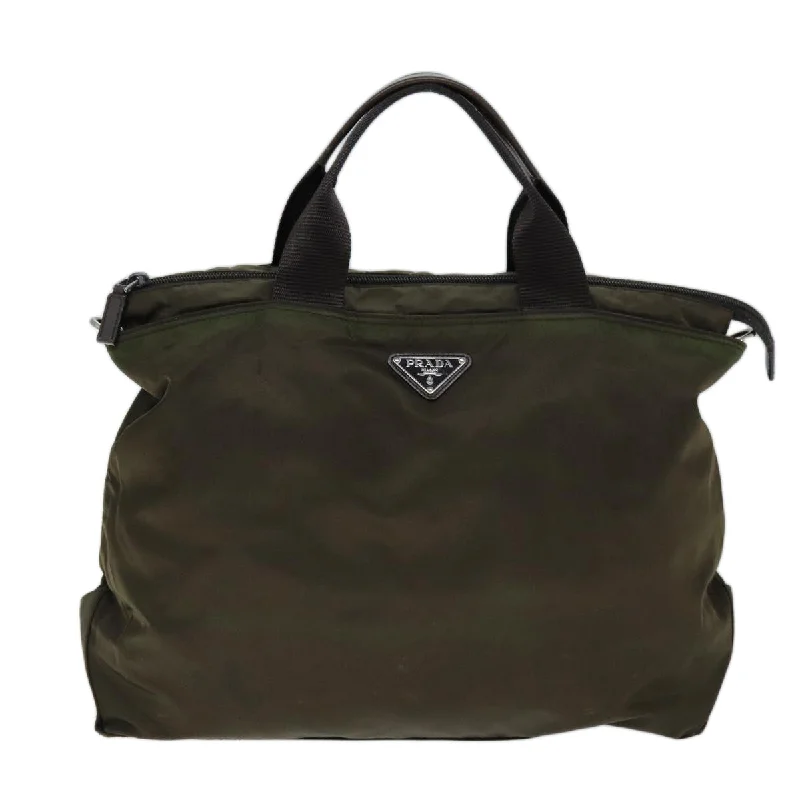 Ladies Prada handbags with a detachable wallet inside for added conveniencePRADA Tessuto Handbag