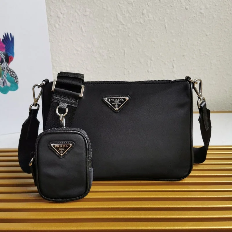 Ladies Prada handbags with a detachable wallet inside for added convenienceWhimsy Finds - Prada Bags - 566