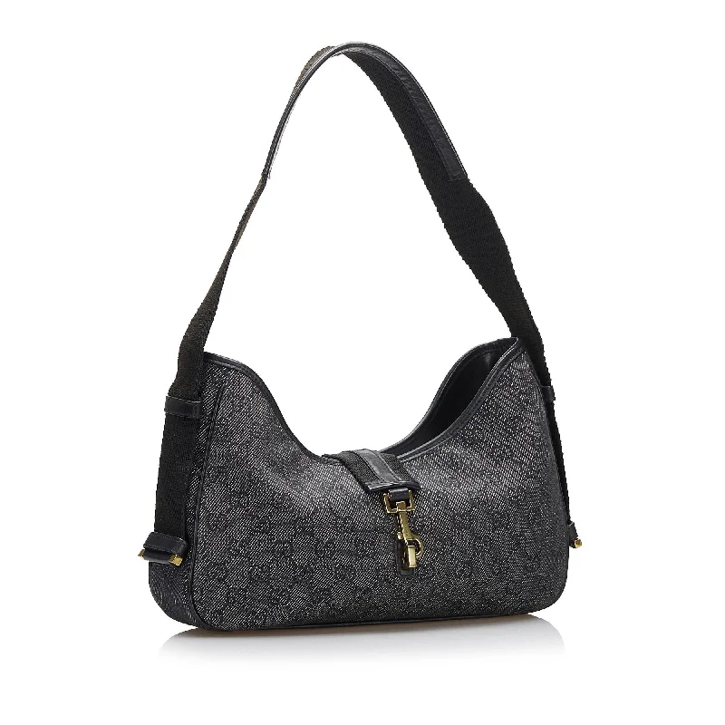 Ladies Gucci shoulder bags with a wide - width strapGucci GG Denim Shoulder Bag (SHG-Ed4iPf)