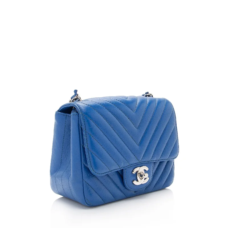 Chanel Limited Edition Handbag for CollectorsChanel Chevron Caviar Leather Square Mini Flap Bag (OSPKli)