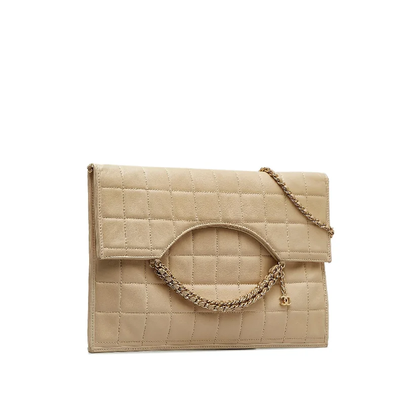 Chanel Classic Flap Bag for Evening PartyChanel Choco Bar Fold-Over Satchel (7erKF6)