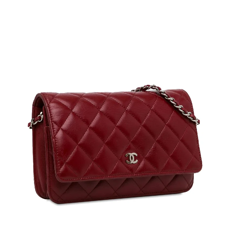 Chanel New Arrival Handbag with Gold HardwareChanel Classic Lambskin Wallet on Chain (9PvS2m)