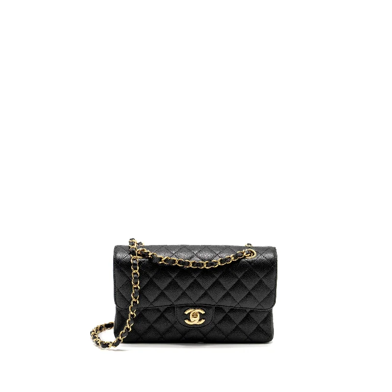 Chanel Classic Flap Bag for Evening PartyChanel Small Classic Double Flap Bag Caviar Black GHW(microchip)