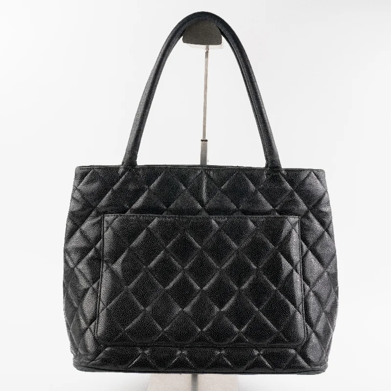 Chanel Small Crossbody Bag for TravelChanel Medallion Caviar Tote Black