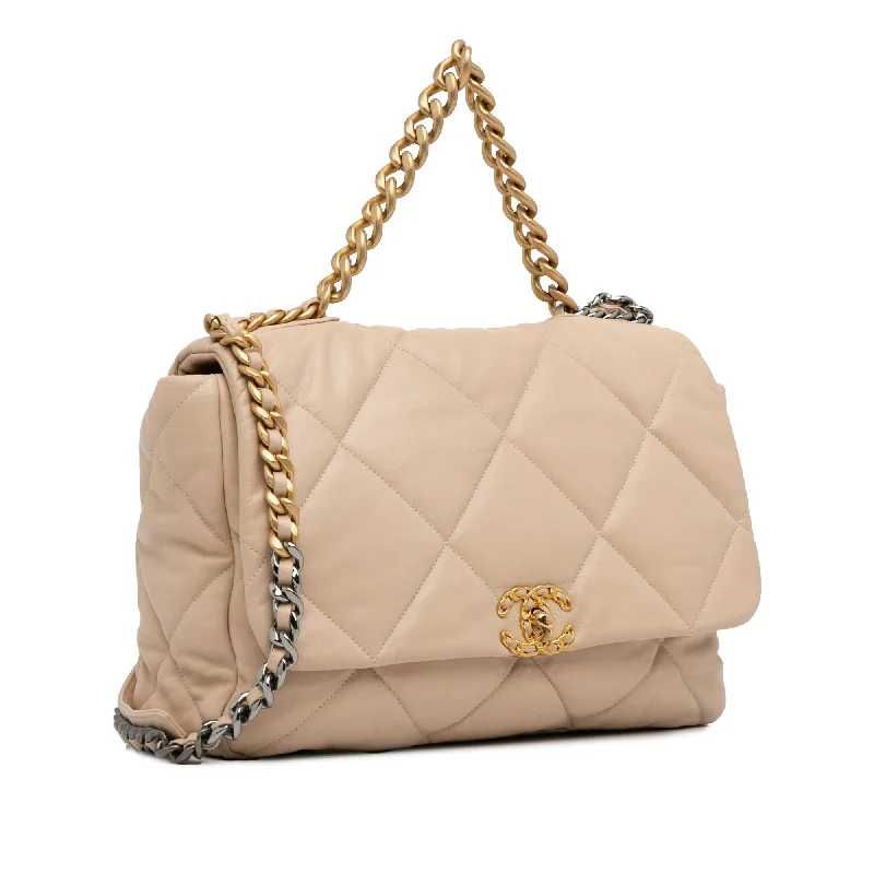 Chanel Limited Edition Handbag for CollectorsChanel Maxi Lambskin 19 Flap Satchel (RsNtmV)