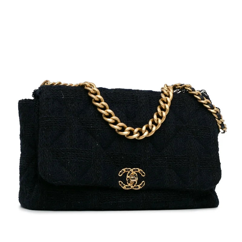 Chanel Chain Strap Handbag for Everyday UseChanel Maxi Tweed 19 Flap (r1Febc)