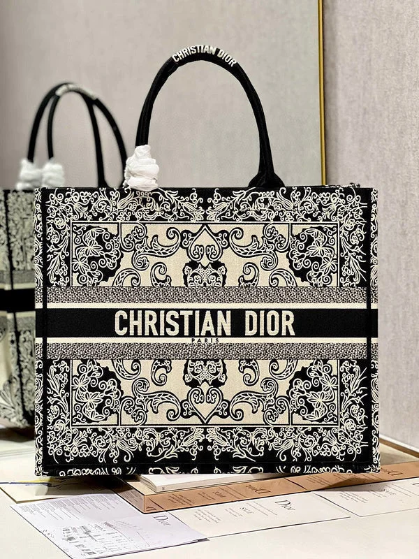 Christian Dior tote bags with a printed Dior logo on the frontDior Bag