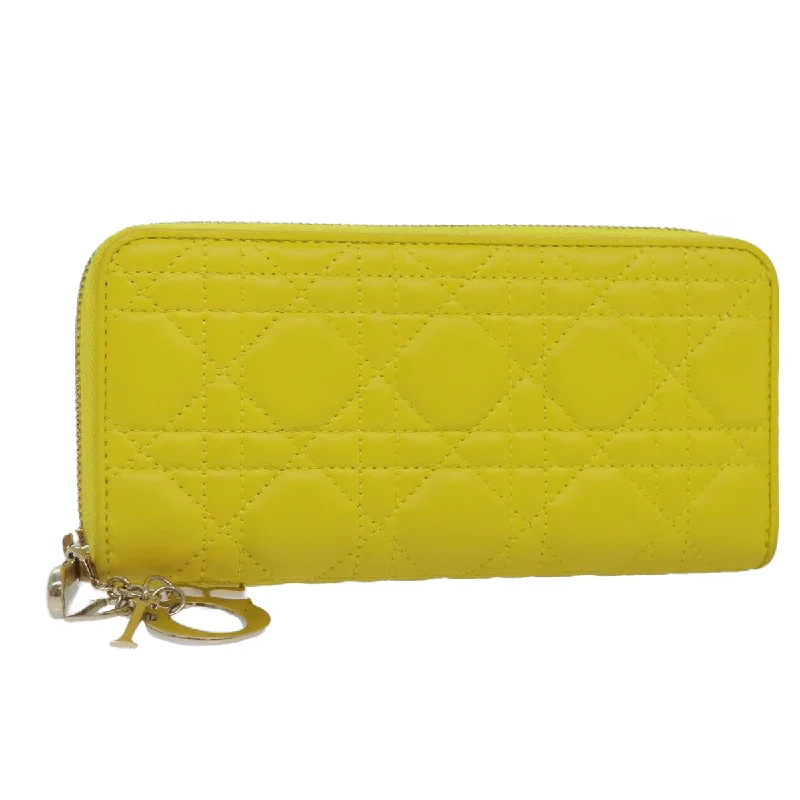 Christian Dior crossbody bags with a front - flap pocket for easy accessDior Cannage Lady Wallet