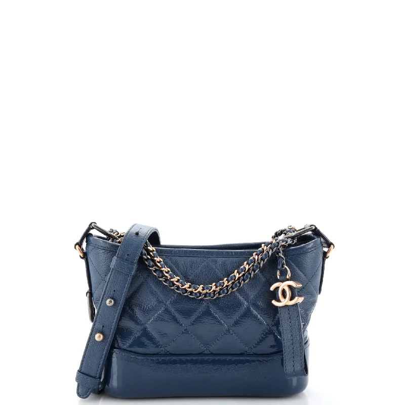 Trendsetting Christian Dior crossbody bags with a colorful strapGabrielle Hobo Quilted Goatskin and Patent Small