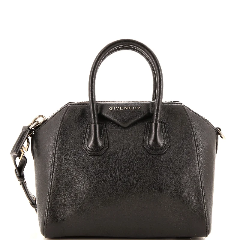 Christian Dior handbags with a snap - button closure and a decorative buckleAntigona Bag Leather Mini