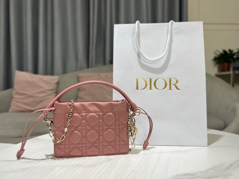 Stylish Christian Dior shoulder bags with a tassel - adorned zippermakbags - Dior Bags - 129